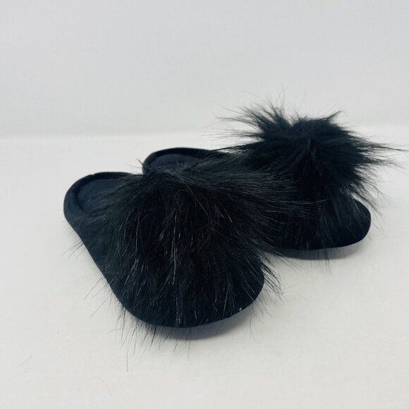 INC International Concept Womens Size 5/6 Pom Pom Velvet Clog Slippers $35 122 - Picture 2 of 7